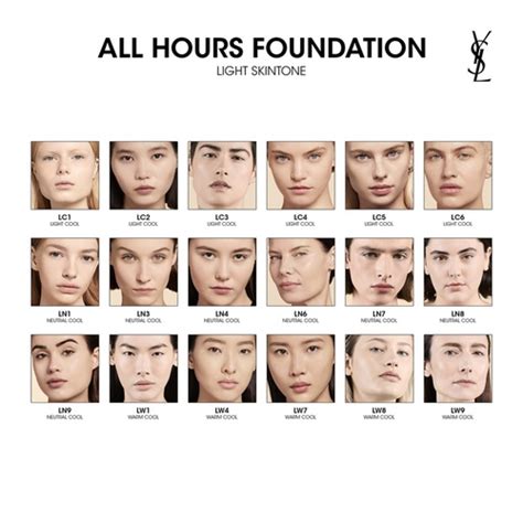 lw7 ysl foundation|YSL matte foundation.